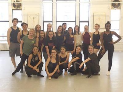 Academy students participated in master dance classes.